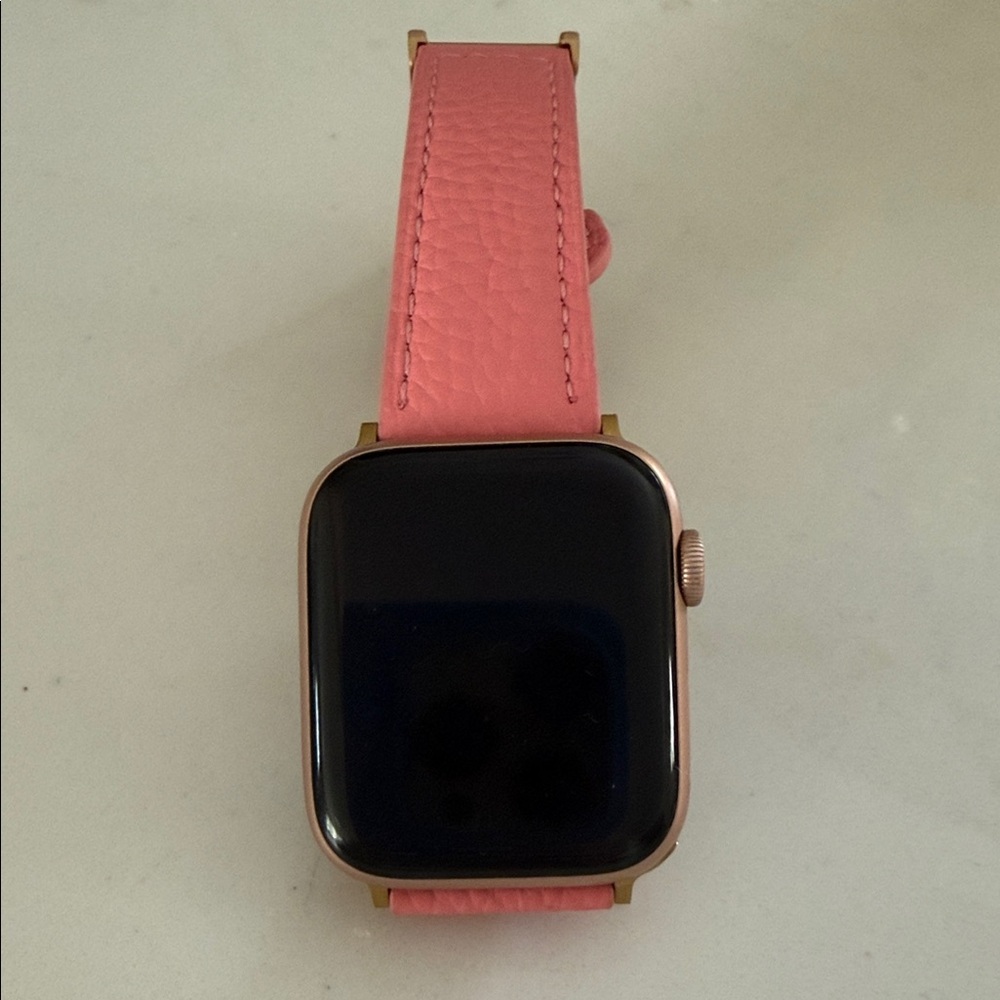Smartwatch with Pink Strap